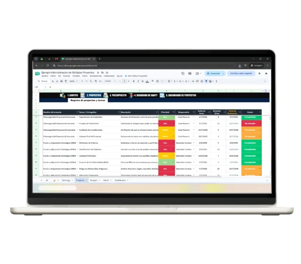 administracion-de-multiples-proyectos-en-google-sheets-registro-tareas-5 Formulario de registro de proyectos y desglose de tareas en Google Sheets