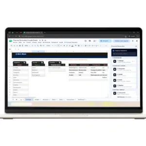 finanzas-personales-google-sheets-catalogo-financieros-8 Catalogo para control mensual de ingresos y gastos en una plantilla de finanzas personales de Google Sheets.