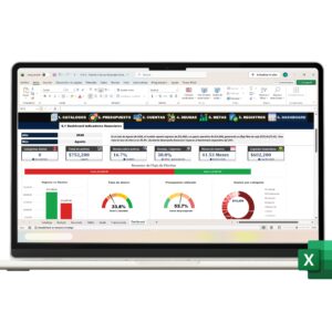 Plantilla de finanzas personales y ahorro en Excel